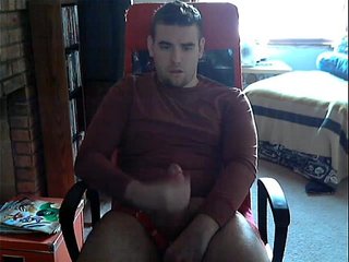 Gay Clothed Self Facial