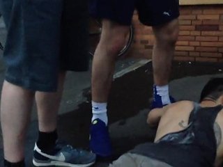 Public piss during street festival Sequence 4
